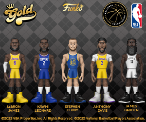 Funko Gold NBA collectible figures