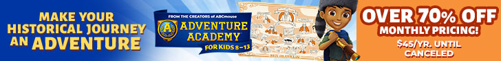 Adventure Academy for kids 8–13 — monthly pricing offer