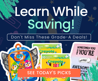 Learn while saving — school supplies offer
