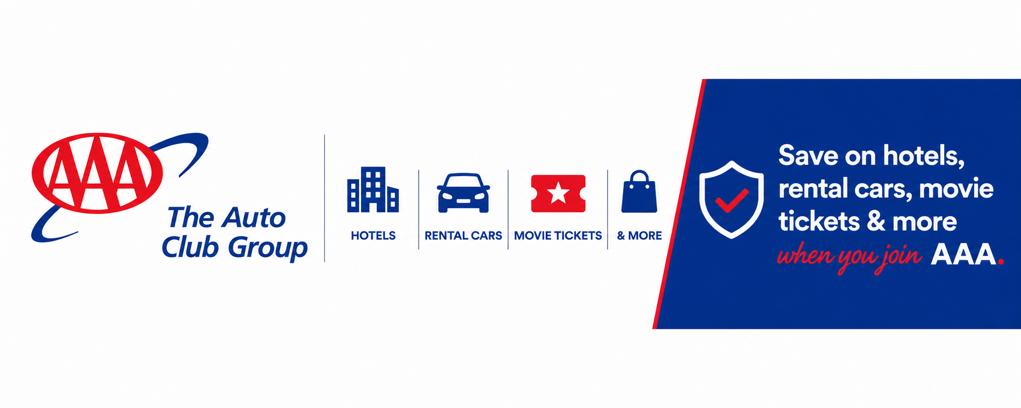 AAA The Auto Club Group — save on hotels, rental cars, movie tickets and more