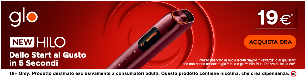 glo HILO — 19 euro introductory offer (18+ only)