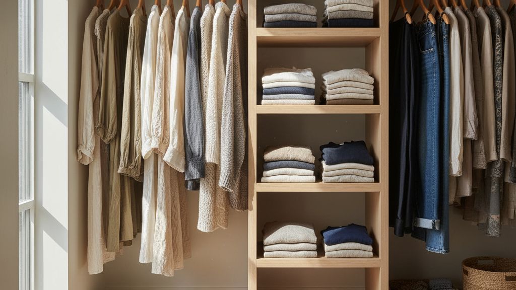 Eine nachhaltige Garderobe aufbauen