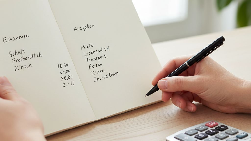 Haushaltsbuch führen: So behalten Sie Ihre Ausgaben im Blick