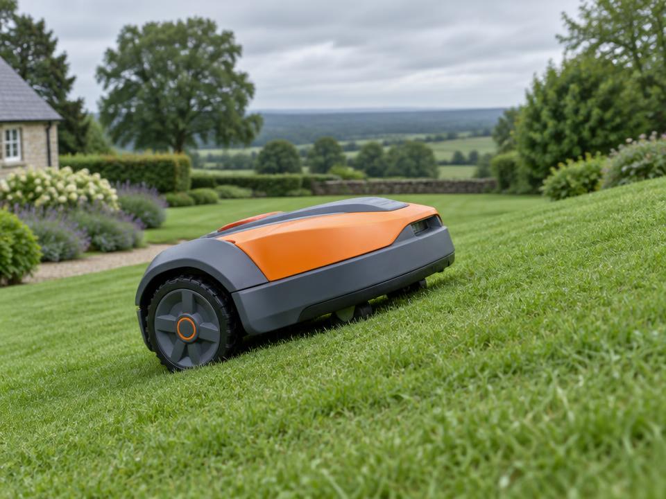 Husqvarna Automower 430X NERA — illustrative studio photograph