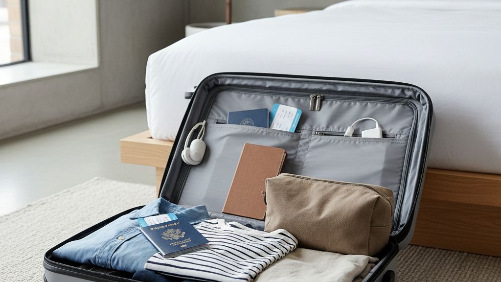 Koffer packen: Checkliste für entspanntes Reisen
